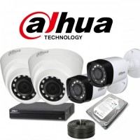 Trọn bộ 2 Camera dahua Full HD